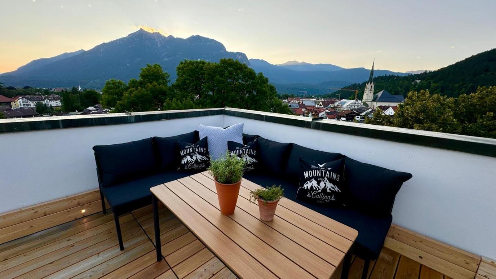 Dachterrasse Panorama-glueck Ii Apartment Garmisch-Partenkirchen