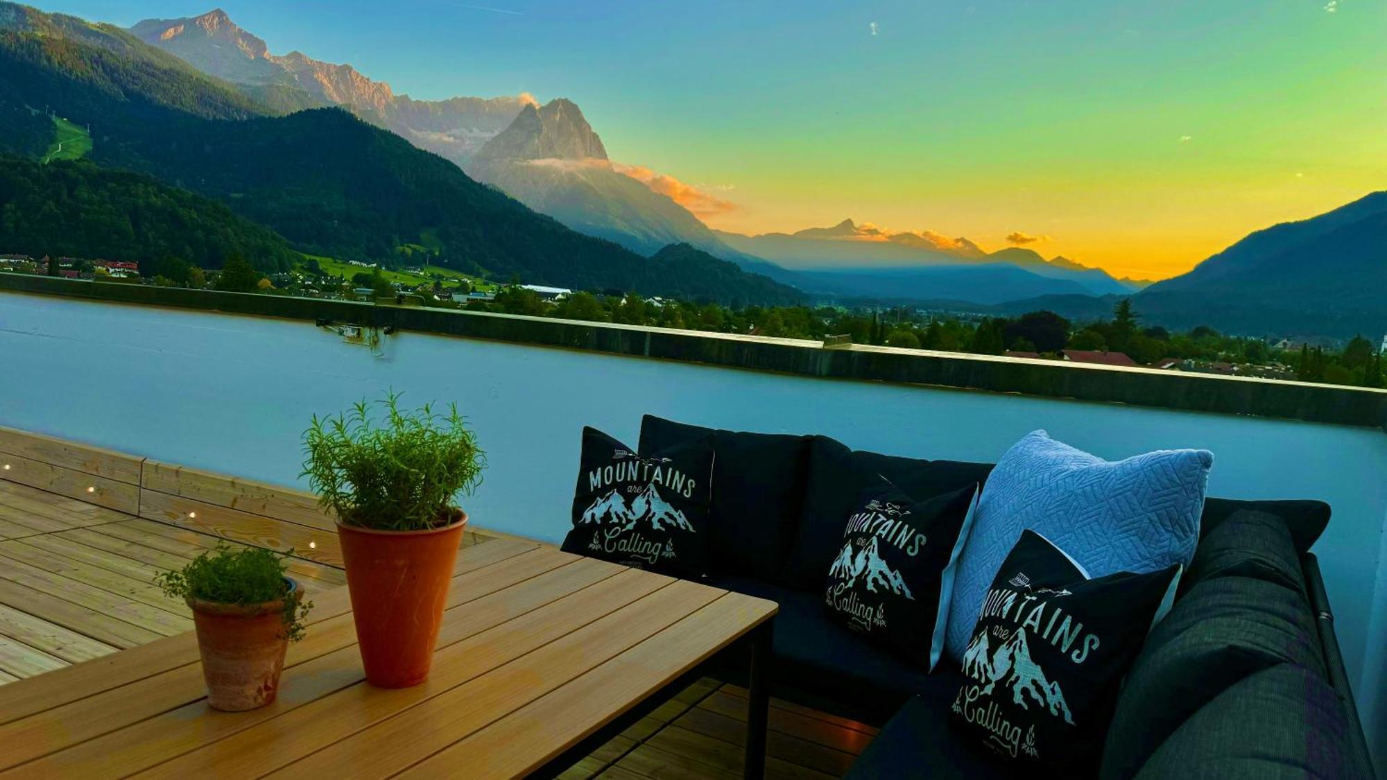 Dachterrasse Panorama-glueck Ii * Garmisch-Partenkirchen